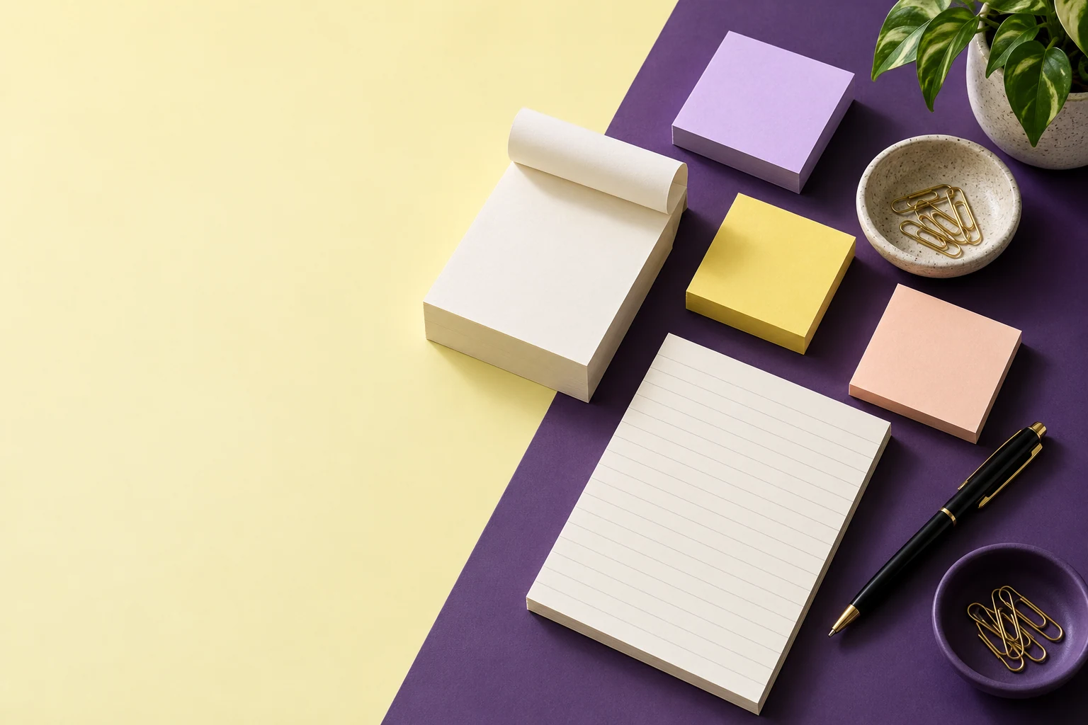 Memo pads & sticky notes lifestyle scene